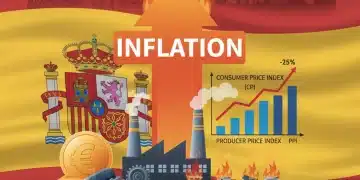 Inflación España 2026: Estrategias para Proteger Márgenes de Beneficio Gráfico que muestra el aumento de la inflación y su impacto en los costes de producción en España.